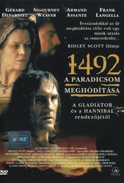1492 - A Paradicsom Meghódítása (DVD)  *Ridley Scott filmje - Gerard Depardieu - Antikvár - Kiváló állapotú*