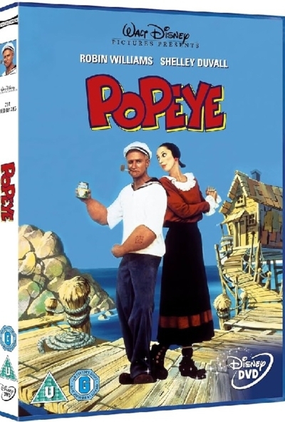 Popeye (DVD) *Robin Williams* *Csak Angol hangot és angol feliratot tartalmaz* *Antikvár - Kiváló állapotú*