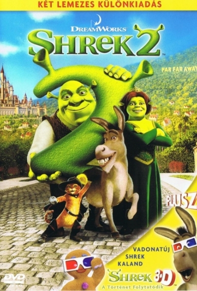 Shrek 2. + 3D (2 DVD) *Antikvár - Kiváló állapotú*