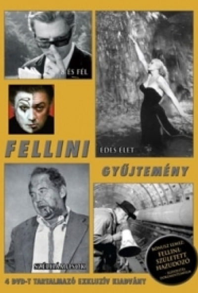 Fellini gyűjtemény (4 DVD)  *Antikvár - Gyűjtői példány - Kiváló állapotú*