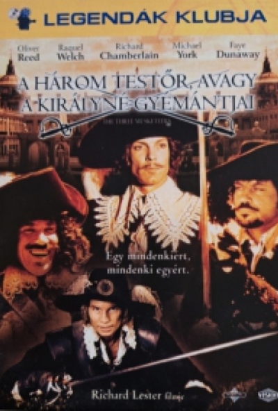 A három testőr, avagy a királyné gyémántjai *Legendák Klubja* (DVD) *Richard Chamberlain - Szinkronizált - Antikvár - Kiváló állapotú*