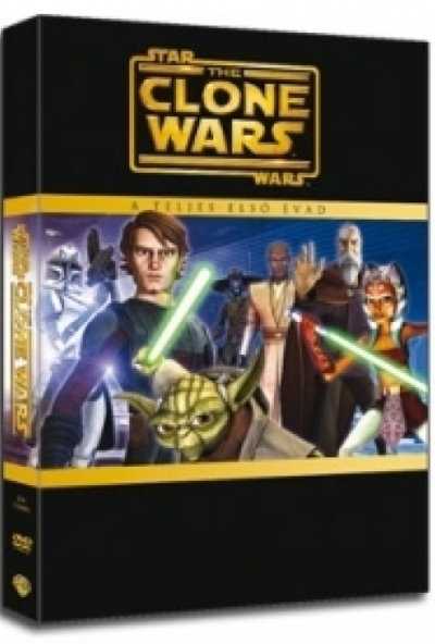 Star Wars: A klónok háborúja - 1. évad (4 DVD) *Magyar szinkronnal - Antikvár - Kiváló állapotú*