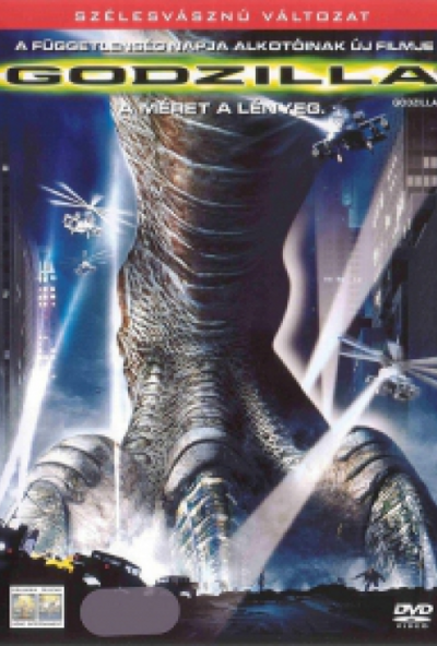 Godzilla (DVD) *1998-as* *Feliratos* *Antikvár - Kiváló állapotú*