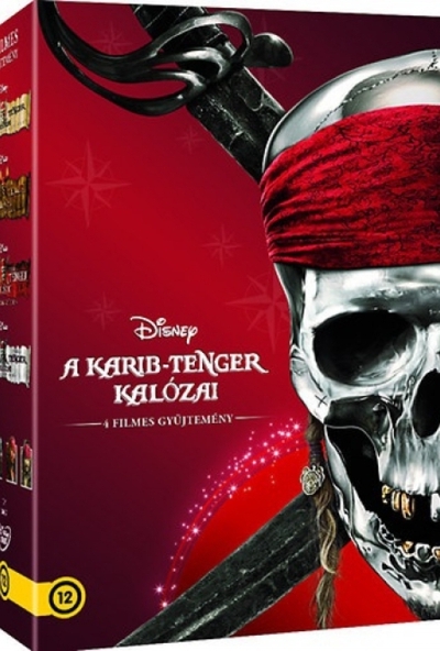 A Karib-tenger kalózai 1-4. (4 DVD)  *Antikvár - Kiváló állapotú*