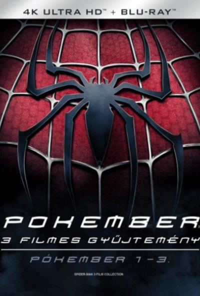 Pókember 1-3 (3 4K UHD + 3 Blu-ray )