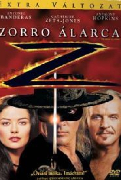 Zorro álarca (DVD) *Feliratos*  *Antonio Banderas - Anthony Hopkins - Antikvár - Kiváló állapotú*