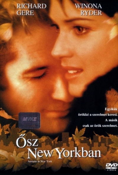 Ősz New Yorkban (DVD) *Szinkronizált - Richard Gere - Winona Ryder - Antikvár - Jó állapotú - Import*