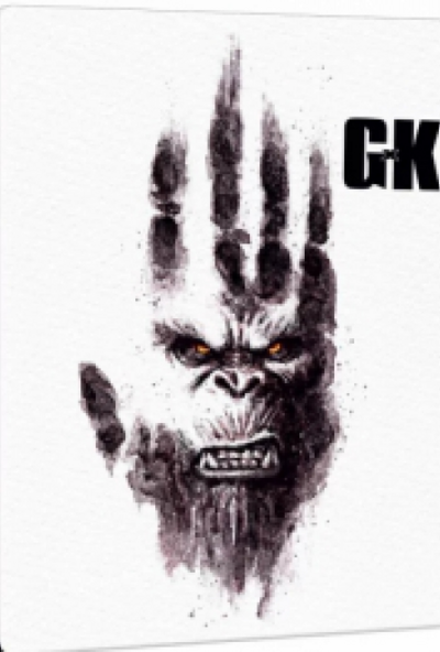 Godzilla x Kong: Az új birodalom (4K UHD Blu-ray + 2 Blu-ray Steelbook  *White - GK* Fehér * *Import-Angol hangot és Angol feliratot tartalmaz*