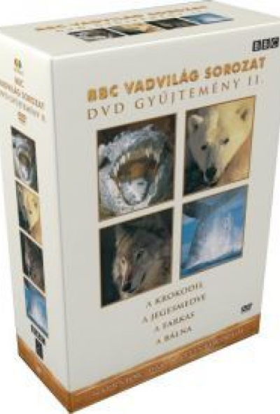 BBC Vadvilág sorozat 2. (Krokodil, Jegesmedve, Farkas, Bálna) (4 DVD)