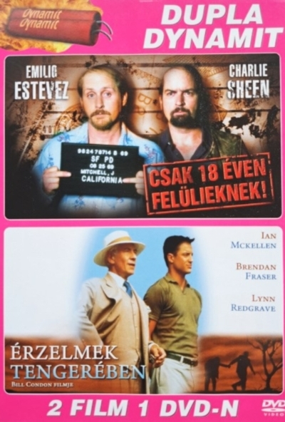 Csak 18 éven felülieknek! / Érzelmek tengerében (DVD) *Dupla Dynamit - Charlie Sheen - Ian MecKellen - Szinkronizált - Antikvár - Kiváló állapotú*