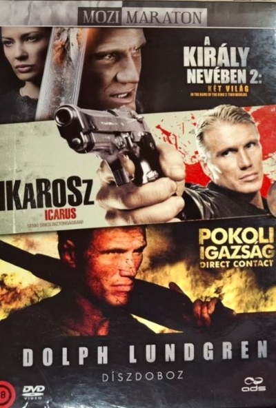 Dolph Lundgren díszdoboz - A király nevében 2. / Ikarosz /Pokoli igazság (3 DVD) *Antikvár - Kiváló állapotú*