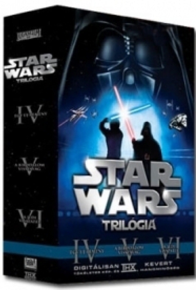 Star Wars-A klasszikus trilógia (IV-VI rész) *Kék* (4 DVD) *Antikvár-Kiváló állapotú*