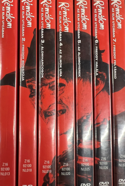 Rémálom az Elm utcában gyűjtemény 1-7. (7 DVD)  *Antikvár-Kiváló állapotú-Ritkaság* 