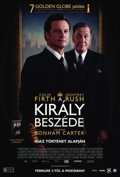 A király beszéde (DVD) *Colin Firth - Geoffrey Rush - Antikvár-Kiváló állapotú*