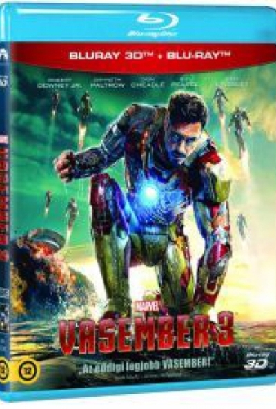 Iron Man - Vasember 3. (3D Blu-ray+BD) *Magyar kiadás - Antikvár - Gyűjtői példány*