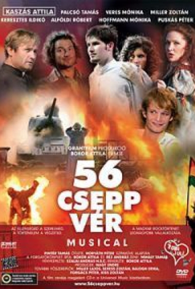56 csepp vér (DVD)  *Kaszás Attila - Musical - Antikvár - Közepes állapotú*