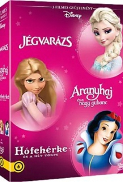 Disney hősnők díszdoboz 3. (3 DVD) *Jégvarázs + Aranyhaj + Hófehérke*