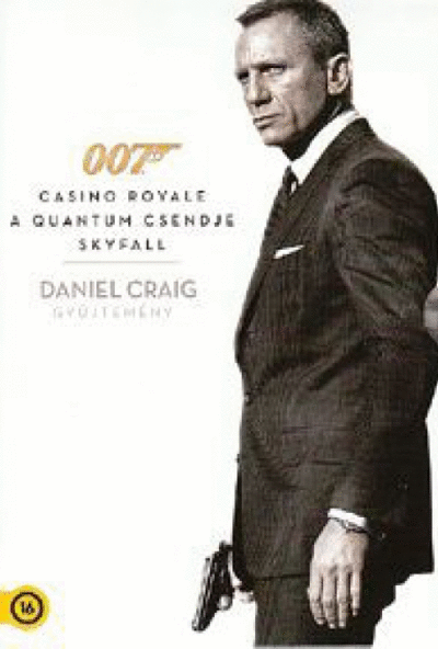James Bond - Daniel Craig Bond-gyűjtemény (Casino Royale, A Quantum csendje, Skyfall) (3 DVD)