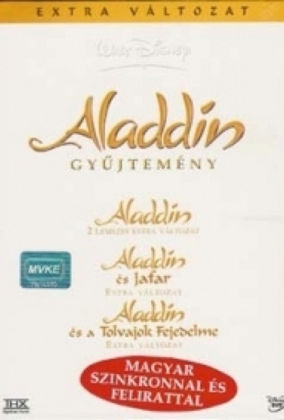 Aladdin gyűjtemény (3 DVD) *Díszbozos - Szinkronizált - Antikvár - Kiváló állapotú*