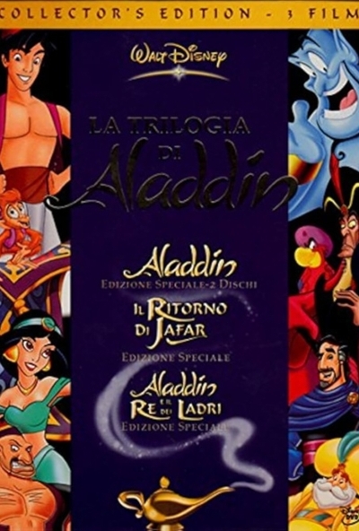 Aladdin trilógia (4 DVD) Díszdobozos kiadás *Antikvár - Kiváló állapotú gyűjtemény*