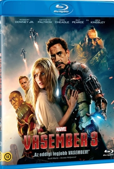 Iron Man - Vasember 3. (Blu-ray) *Magyar kiadás - Antikvár - Kiváló állapotú*