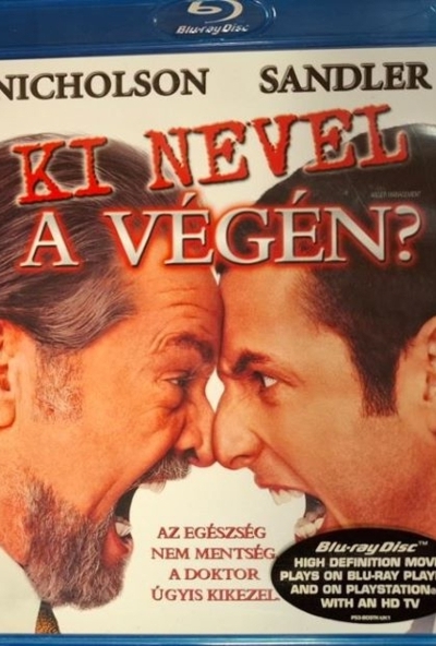 Ki nevel a végén? *Adam Sandler, Jack Nicholson* (Blu-ray) *Magyar kiadás - Antikvár - Kiváló állapotú*