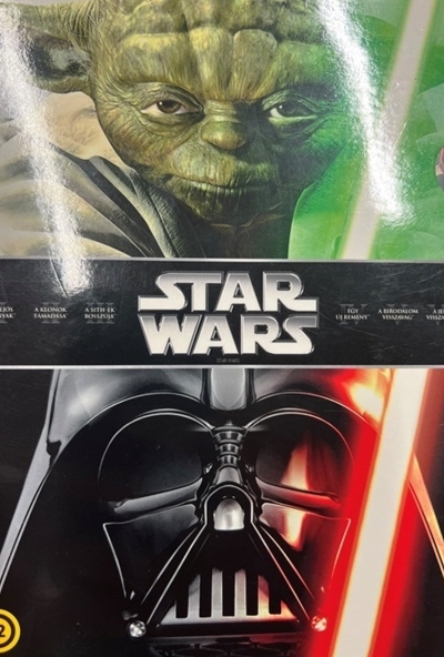 Star Wars - A Klasszikus és Előzmény Trilógia (6 DVD) *Szinkronizált*  *Díszdobozos - Antikvár - Kiváló állapotú*
