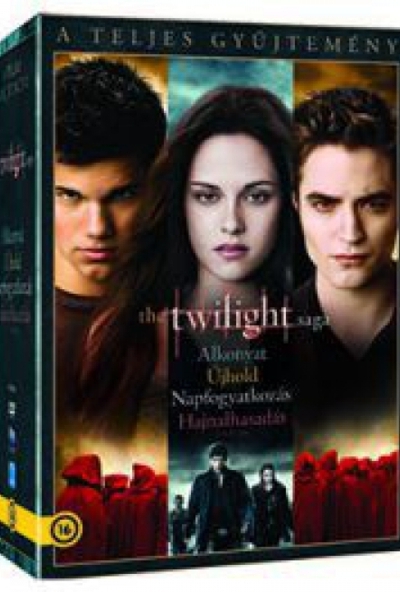 The Twilight Saga (Alkonyat) - A teljes gyűjtemény (5 DVD)  *Magyar kiadás - Bontatlan - Antikvár*