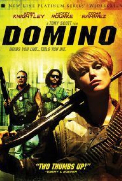 Domino (DVD)  *Tony Scott filmje - Keira Knightley - Mickey Rourke - 2005 - Antikvár - Kiváló állapotú*