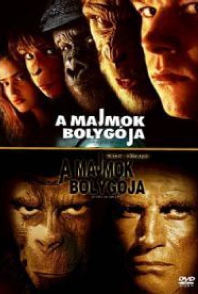 A majmok bolygója (1968) / A majmok bolygója (2001) *Szinkronizált* (2 DVD) *Antikvár - Kiváló állapotú*