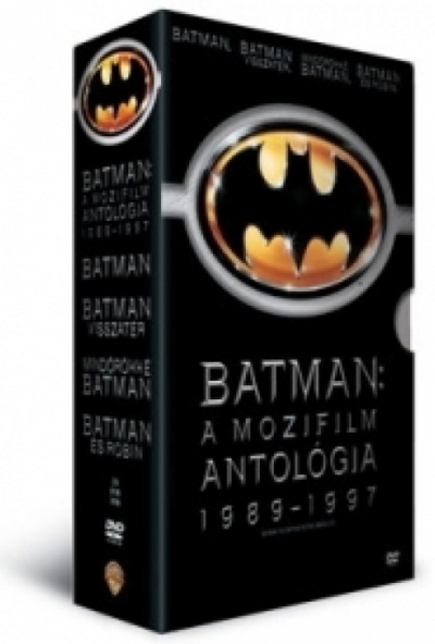 Batman: A mozifilm antológia 1989-1997 (8 DVD)  *Antikvár - Kiváló állapotú*