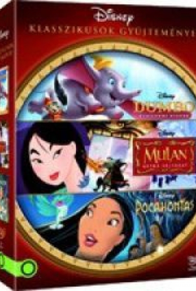 Disney klasszikusok gyűjtemény 2. *Dumbo, Mulan, Pocahontas* (3 DVD)