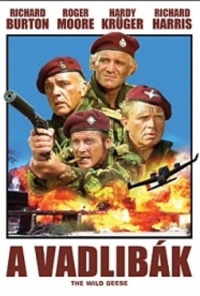 A Vadlibák (DVD) *Richard Burton - Roger Moore - Antikvár - Kiváló állapotú*