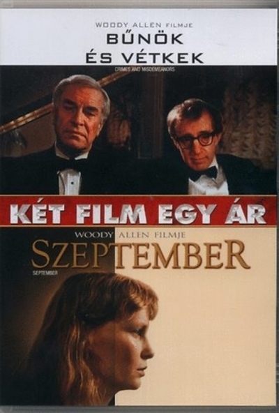 Bűnök és vétkek - Szeptember *Woody Allen* (2 DVD) *Bontatlan - Antikvár*
