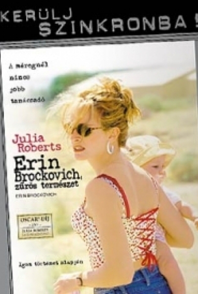 Erin Brockovich, zűrös természet (DVD) *Szinkronizált* *Julia Roberts - Antikvár - Kiváló állapotú* 