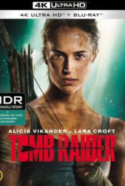 Tomb Raider *2018* (4K UHD Blu-ray + BD)  *Magyar kiadás - Antikvár - Kiváló állapotú*