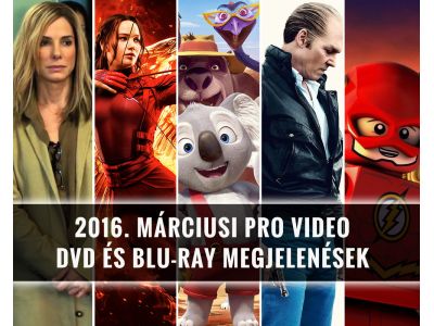 Pro Video 2016. márciusi DVD és Blu-ray megjelenések!